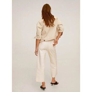 MANGO Gabriela Ivory jeans